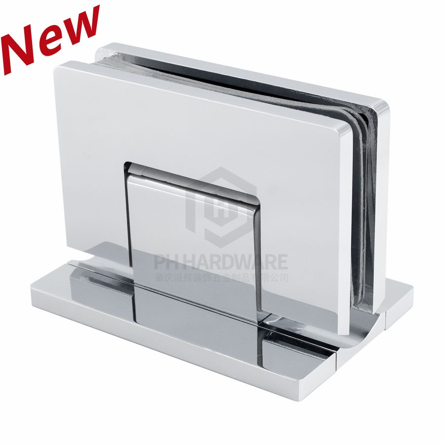 RAS4808C | 90° Full Back Plate Wall Mounted Shower Hinge with Soft-closing Function