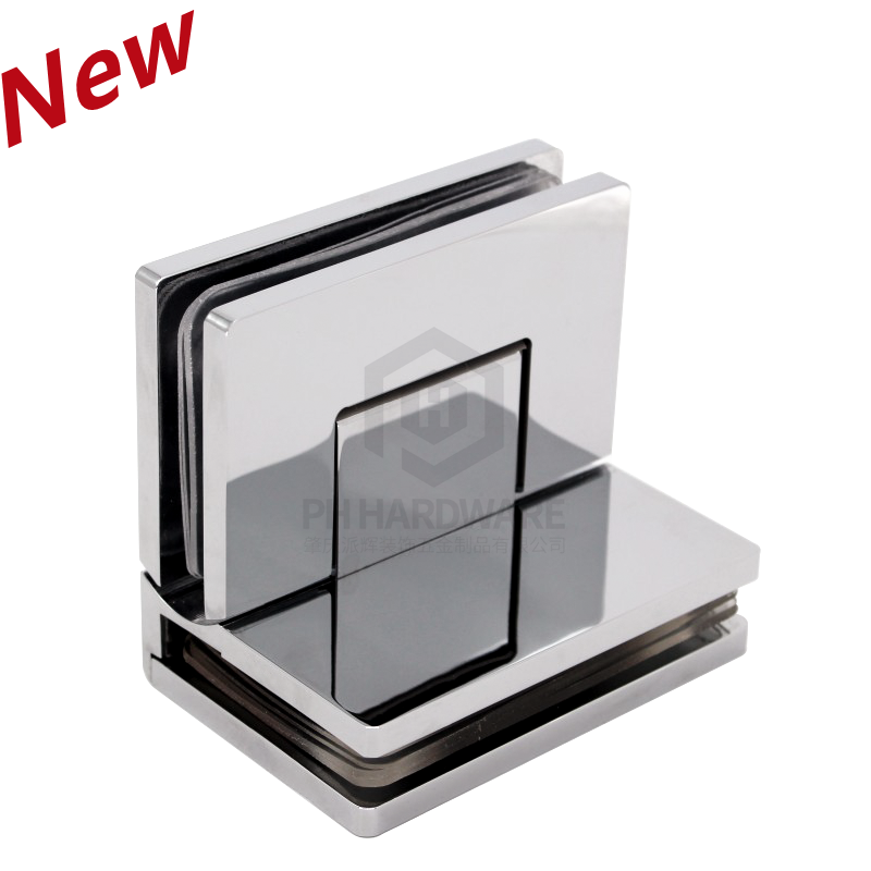 RAS4808C-90 | 90° Glass-to-Glass Shower Hinge with Soft-closing Function