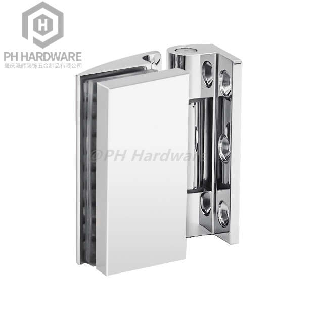 AH4258-90G | 90° Wall Mount Shower Hinge Without Spring with Decorative Cover