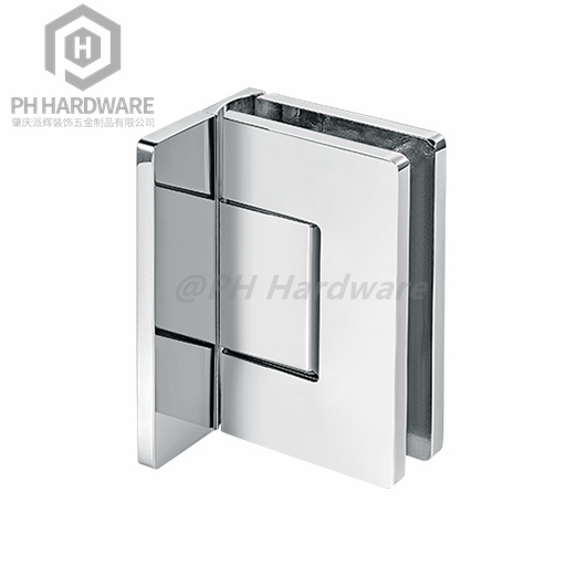 RAS4808C | 90° Offset Back Plate Wall Mounted Adjustable Shower Hinge With Decorative Cover