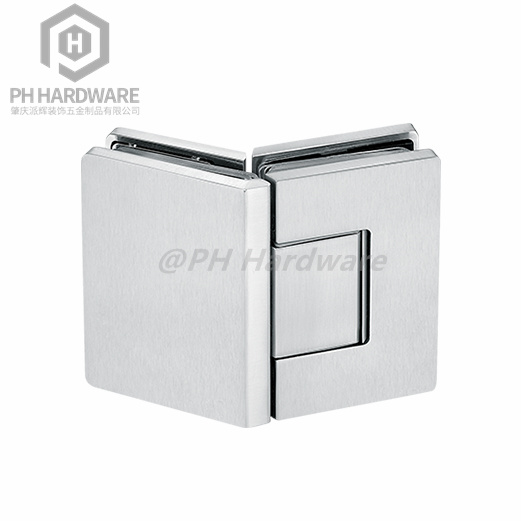RAS4808-135 | 135° Glass-to-Glass Adjustable Shower Hinge With Decorative Cover