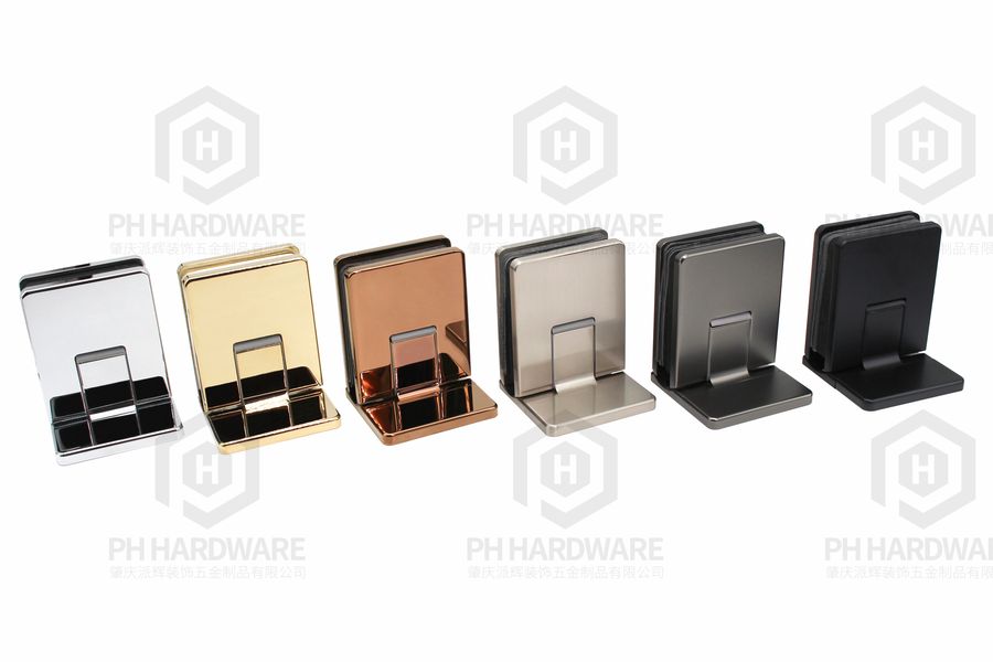 C7001-90 | 90° Glass-to-Wall Adjustable Shower Hinge with Decorative Cover view 2