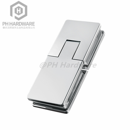 C7001-180 | 180° Glass-to-Glass Adjustable Shower Hinge with Decorative Cover