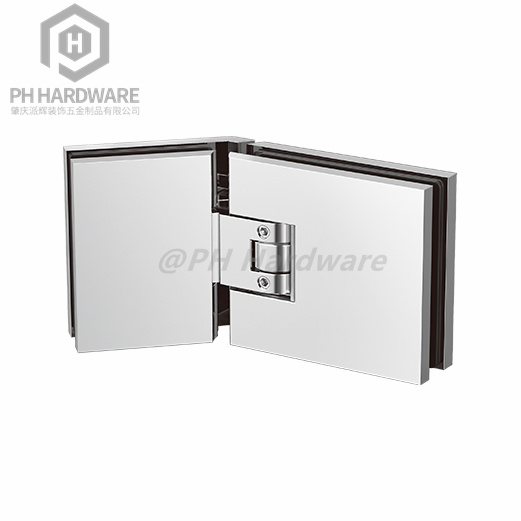 5108A-135 | 135° Glass-to-Glass Adjustable Shower Hinge with Decorative Cover