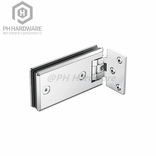 4243 | 3 Screw Holes 90° Wall Mounted Offset Back Plate Adjustable Shower Hinge