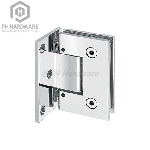 4804-90L | 90° Offset Back Plate Wall Mounted Adjustable Shower Hinge