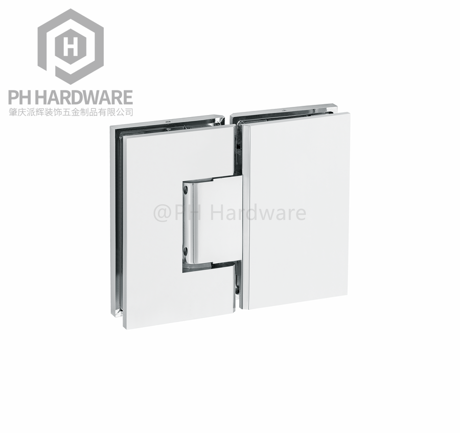 4801-180 | 180° Glass-to-Glass Adjustable Shower Hinge With Decorative Cover