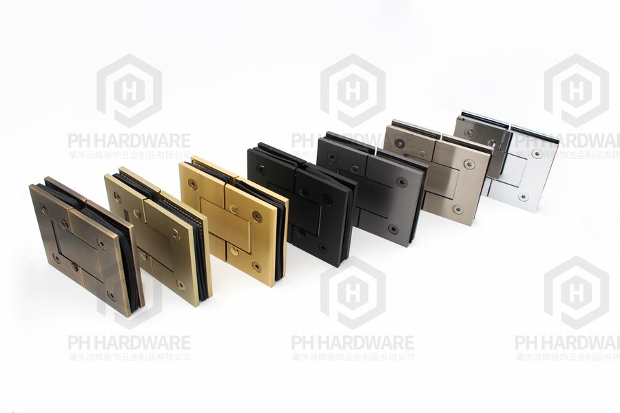 PHA01-180 | 180° Glass-to-Glass Adjustable Shower Hinge view 2