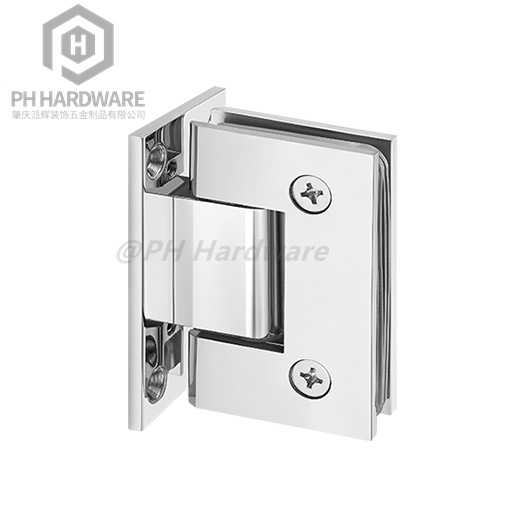 WG327-T (90mm) | 90° Full Back Plate Wall Mounted Shower Hinge