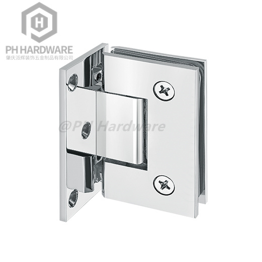 WG327-L (90mm) | 90° Offset Back Plate Wall Mounted Shower Hinge