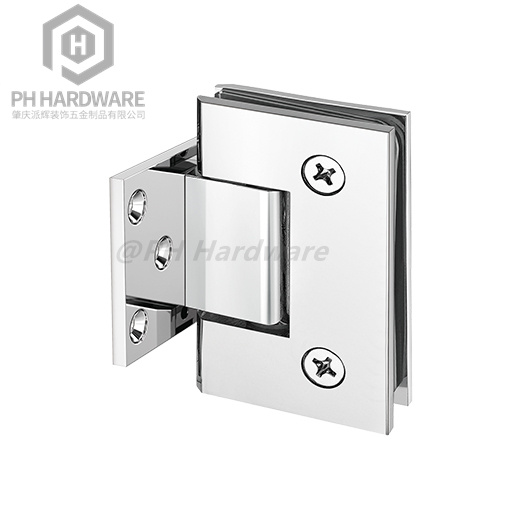 WG327-LA (90mm) | 90° Offset Short Back Plate Wall Mounted Shower Hinge