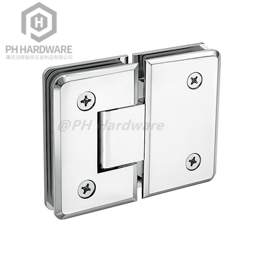 WG328-180A (90mm) | Beveled Edge 180° Glass-to-Glass Shower Hinge
