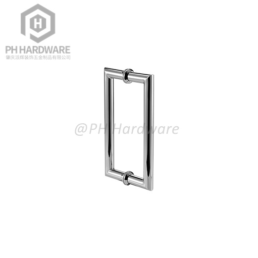 BH-124 | Shower Glass Door Mitered Style Back to Back Handles with Washers