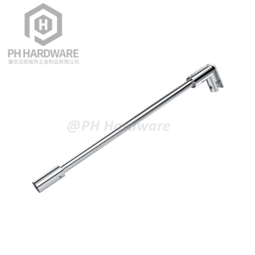 101 | 90° Glass-to-Wall Round Tube Shower Glass Door Support Bar