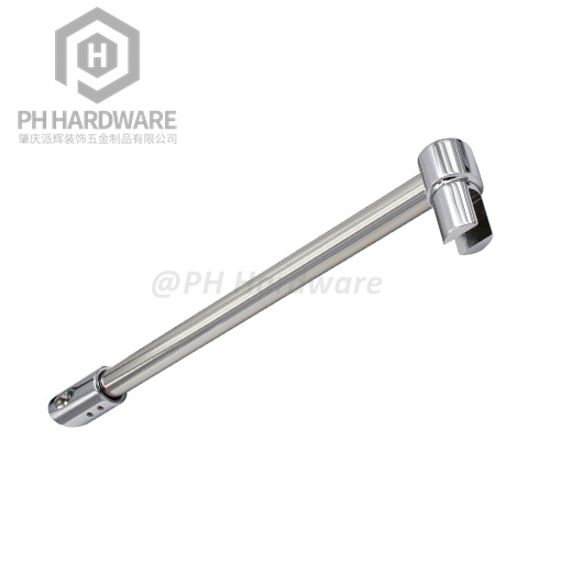 102 | 45° Glass-to-Wall Round Tube Shower Glass Door Support Bar