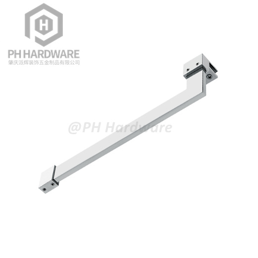 105 | 90° Glass-to-Wall Square Tube Shower Glass Door Support Bar