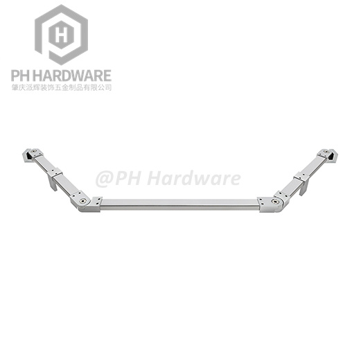 115 | Wall-to-Wall Square Tube Diamond-Shaped Shower Room Fixed Panel Support Bar