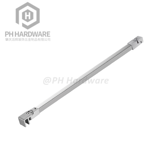 114 | Glass-to-Wall Square Tube Shower Glass Door Support Bar