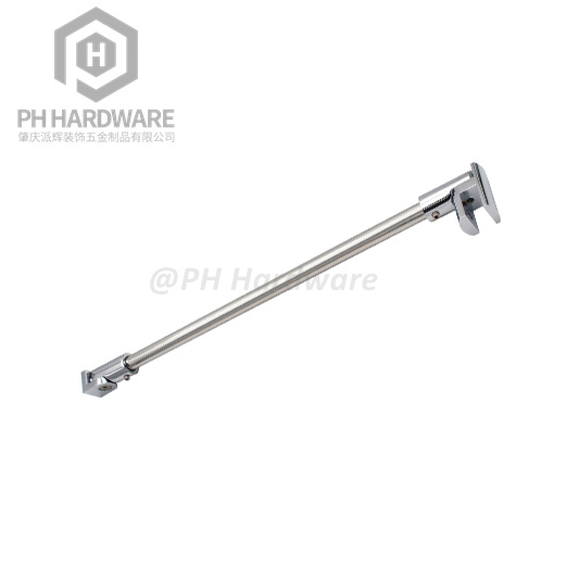 122 | 90° Glass-to-Wall Round Tube Fixed Panel Shower Glass Door Support Bar