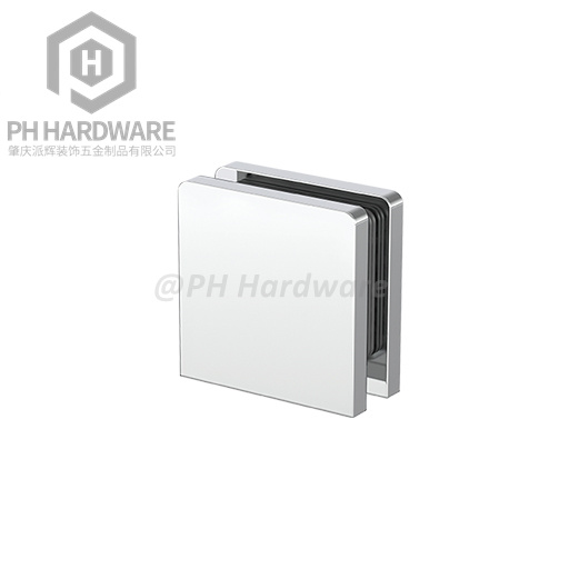 R105-0 | 90° Glass to Wall/Ceiling/Floor Shower Glass Clamp with Decorative Cover