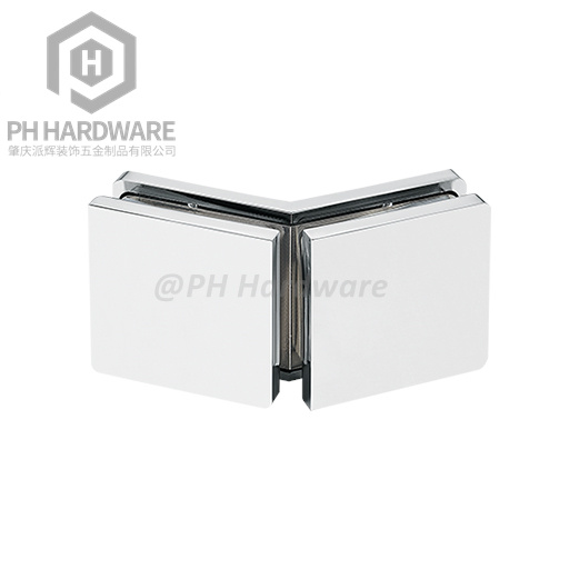 R105-135 | 135° Glass-to-Glass Shower Glass Clamp with Decorative Cover