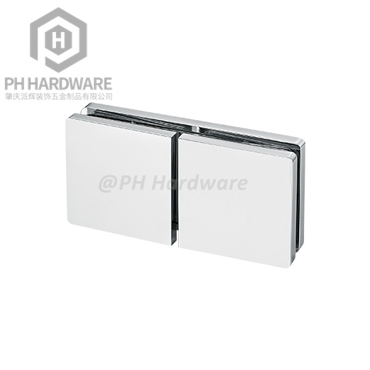 R105-180 | 180° Glass-to-Glass Shower Glass Clamp with Decorative Cover
