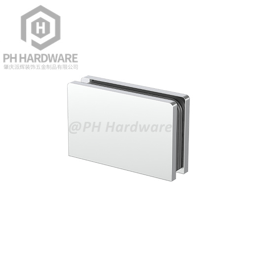 R106-0 | 90° Glass to Wall/Ceiling/Floor Shower Glass Clamp with Decorative Cover