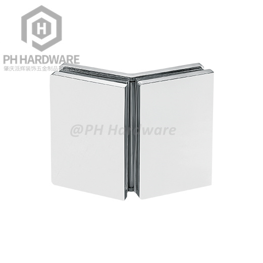 R106-135 | 135° Glass-to-Glass Shower Glass Clamp with Decorative Cover