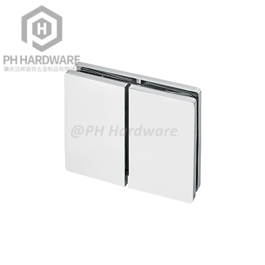 R106-180 | 180° Glass-to-Glass Shower Glass Clamp with Decorative Cover