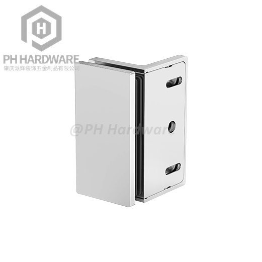 4902 | Heavy Duty 90° Wall Mounted Shower Glass Clamp with Decorative Cover