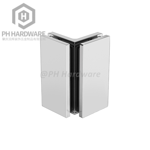 4901 | Heavy Duty 180° Glass-to-Glass Shower Glass Clamp with Decorative Cover