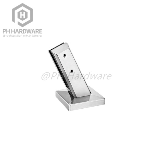 LZ015 | Spigot For Glass Railing Clamp Square Style Suitable For Beveled Stairs