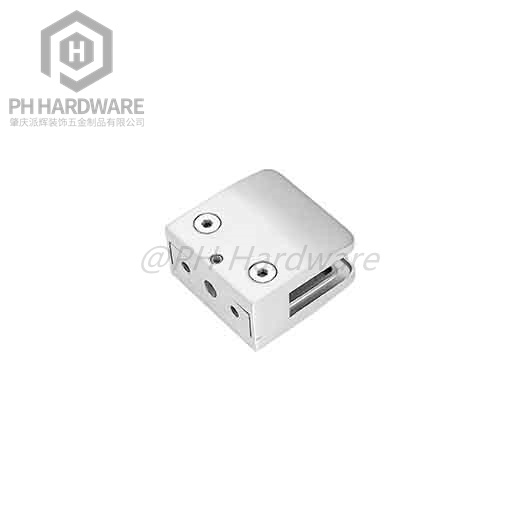 GC-060 | Square Style Frameless Glass Railing Clamp Flat Back