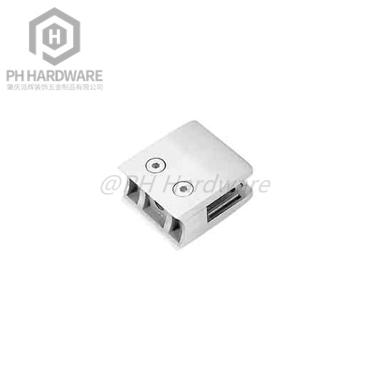 GC-061R | Square Style Frameless Glass Railing Clamp Round Back
