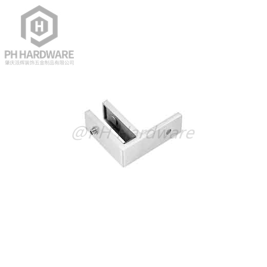 GC-068 | 90 Degree Wall Mounted Glass Clamp Connector For Frameless Glass Balustrade Railing Pool Fence