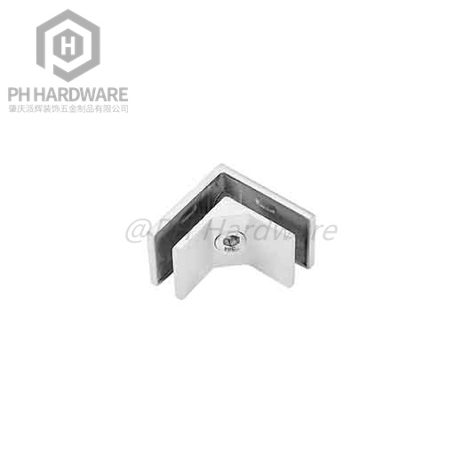 GC-070 | 90° Railing Glass to Glass Clamp Connector For Frameless Glass Balustrade Railing Pool Fence