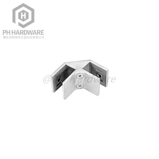 GC-071 | 90° Railing Glass to Glass Clamp Connector For Frameless Glass Balustrade Railing Pool Fence