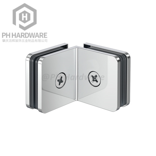 U159-90BR | 90 Degree Glass-to-Glass Fixed Panal Clamp